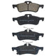 RDA GP MAX LOW METALLIC BRAKE PAD SET HONDA CIVIC RDB2220