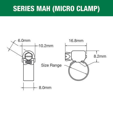 Tridon Hose Clamp 22-45mm Stainless Steel MAH020P