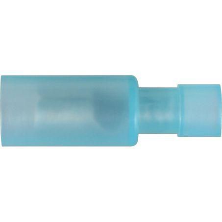 OEX Crimp Terminal Female Bullet Blue Terminal Size 4mm Polycarbonate 50 P