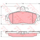 TRW Brake Pad Set (DB2053)