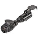 Narva Trailer Socket 13 Pin Euro Round on Car to 7 Pin Large Round Plug on T