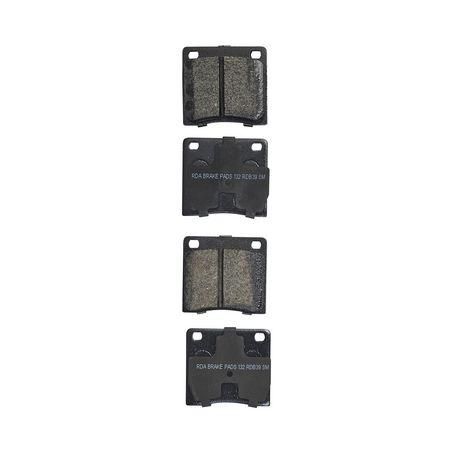RDA BRAKES RDA GP Max General Purpose Low Metallic Brake Pad Set RDB39