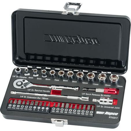 Repco 35 Piece Metric 1/4 inch Socket Set RTK3217
