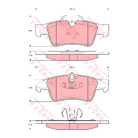 TRW Brake Pad Set (DB2049)