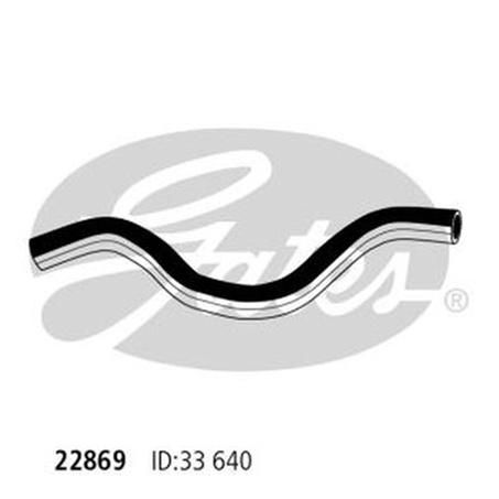Gates Radiator Hose Lower 22869