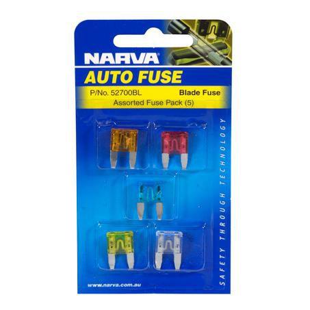 NARVA MINI BLADE FUSE ASSORTMENT 5 PCE
