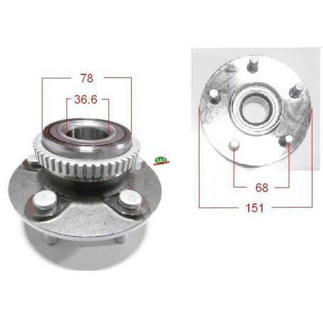 SAS AUTO PARTS SAS Wheel Hub HA3160