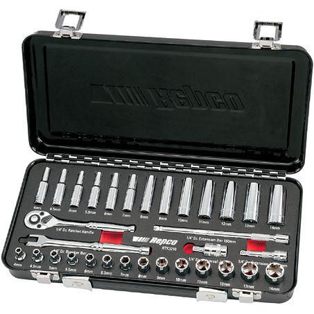 Repco 32 Piece Metric 1/4 inch Socket Set RTK3210
