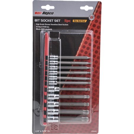 REPCO Ball-End Torx Long Socket Set 11 Piece RTK2416