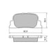 RDA PHANTOM CERAMIC BRAKE PAD SET LEXUS TOYOTA RDC2113