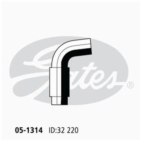 Gates Radiator Hose Lower 05-1314