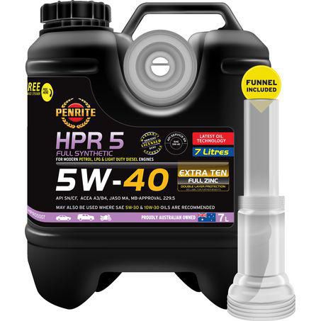 Penrite HPR 5 5W-40 Engine Oil 7L