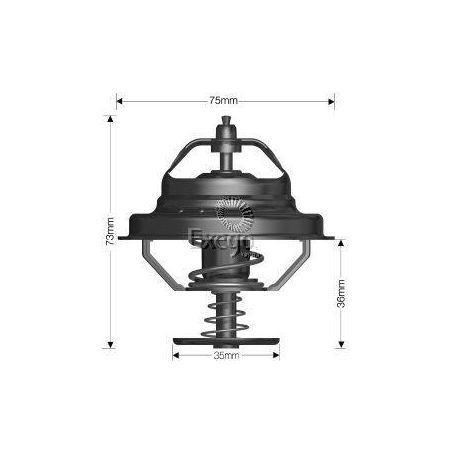 DAYCO THERMOSTAT 82 DEGREES C - 180 DEGREES F DT81A