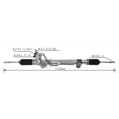 SAS AUTO PARTS SAS Steering Rack Assembly SR2003