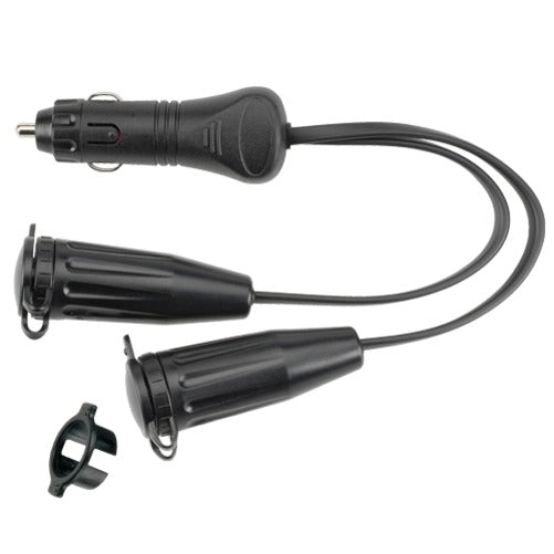 Narva HEAVY DUTY ADAPTOR (CIGARETTE LIGHTER PLUG TO TWIN MERIT SOCKETS)
