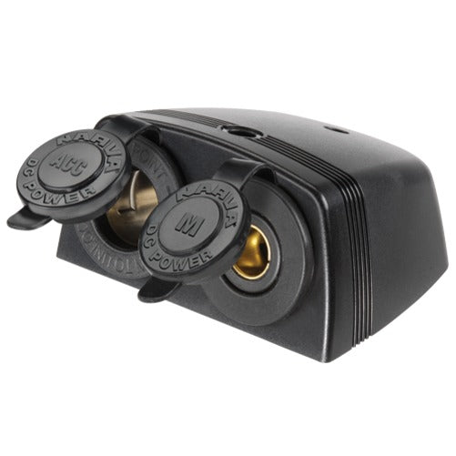 Narva HEAY DUTY TWIN SURFACE MOUNT ACCESSORY/MERIT SOCKETS