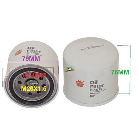 SAS AUTO PARTS OIL FILTER OFZ79X