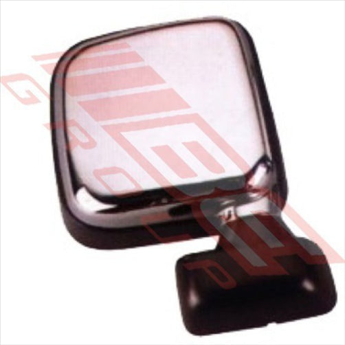 Toyota MIRROR - DOOR MOUNTED - L/H - CHROME - TOYOTA HILUX 2WD/4WD 1999-01