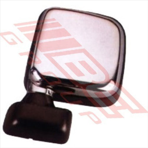 Toyota MIRROR - DOOR MOUNTED - R/H - CHROME - TOYOTA HILUX 2WD/4WD 1999-01