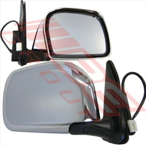 Toyota MIRROR - CNR MOUNTED - ELECT - R/H - CHR - TOYOTA HILUX 4WD 1999-01