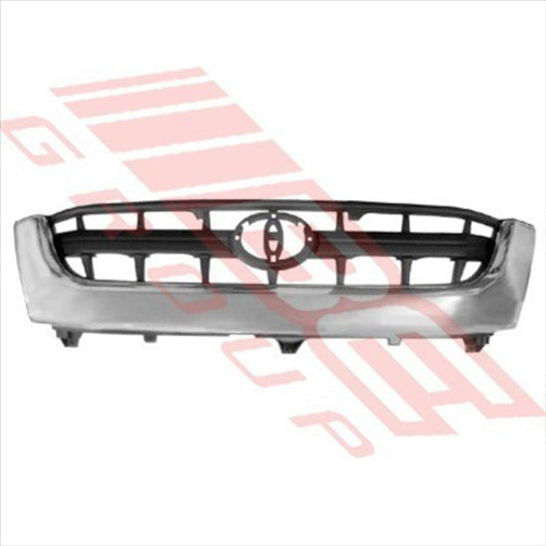 Toyota GRILLE - CHROME BLACK - CENTRE - TOYOTA HILUX 4WD 2002