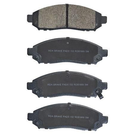 RDA GP MAX LOW METALLIC BRAKE PAD SET FORD NISSAN SUZUKI RDB1989