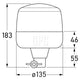 HELLA LED Beacon Amber 10 to 32V Pole Mount 1612