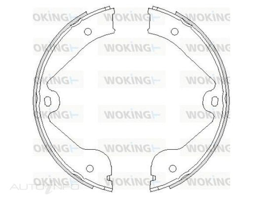 WOKING HAND BRAKE SHOES AUDI/MERCEDES/VW - Z4735.00