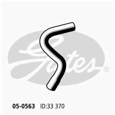Gates Radiator Hose Upper 05-0563
