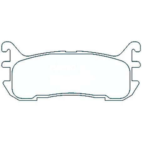 PROSELECT REAR BRAKE PADS - MAZDA 323 BH ASTINA CERAMIC 94-