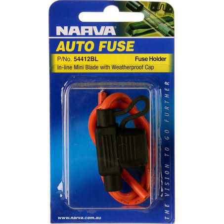 Narva In Line Mini Blade Fuse Holder 1 Way 30A 1 Pce