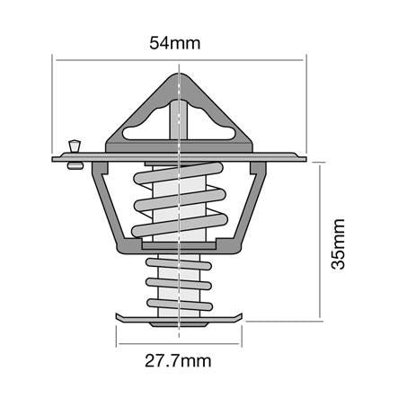 Tridon Thermostat 54mm - 82 Degrees C TT265-180