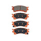 RDA GP MAX LOW METALLIC BRAKE PAD SET FORD KIA MAZDA RDB1362
