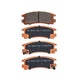 RDA GP MAX LOW METALLIC BRAKE PAD SET MITSUBISHI RDB1239