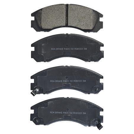 RDA GP MAX LOW METALLIC BRAKE PAD SET MITSUBISHI PEUGEOT 4007 RDB1223