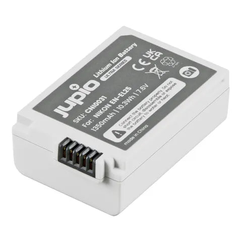 Jupio Camera Battery â€“ Nikon EN-EL25 Ultra 7.6V 1350mAh Rechargeable Battery