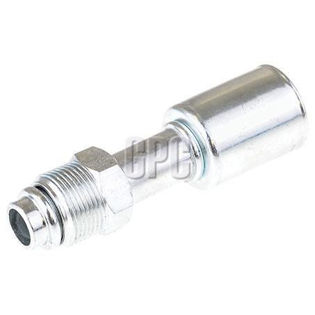 OEX Steel Fitting # 10 MOR - Beadlock #10 Straight