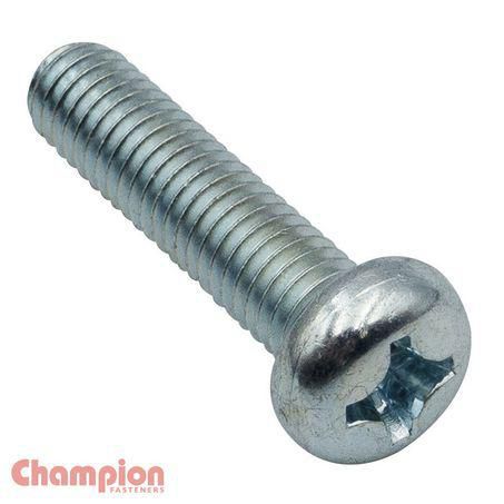 CHAMPION AUTO PARTS 6 X 16 MACHINE SCREWS PKT100 CMS19