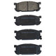 RDA BRAKES RDA GP Max General Purpose Low Metallic Brake Pad Set RDB1508