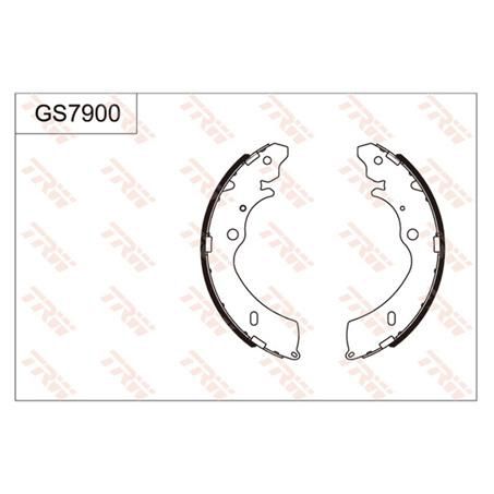 TRW Brake Shoe 253mm x 50.6mm