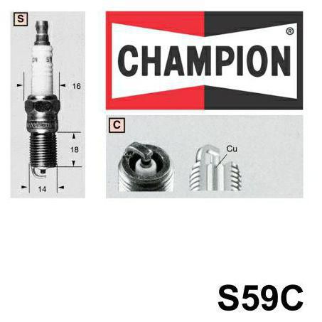 Champion Racing Spark Plug S59C