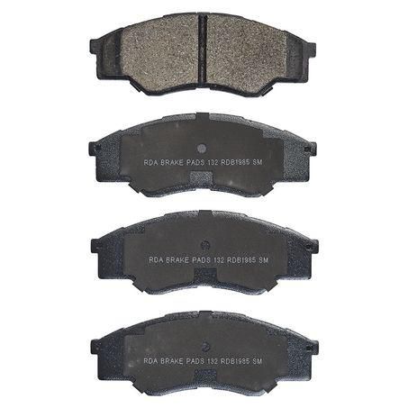 RDA GP MAX LOW METALLIC BRAKE PAD SET TOYOTA HILUX RDB1985