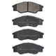 RDA GP MAX LOW METALLIC BRAKE PAD SET TOYOTA HILUX RDB1985