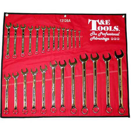 T & E TOOLS T&E Metric Pro-line Combination Wrench 13126A