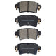 RDA BRAKES RDA GP Max General Purpose Low Metallic Brake Pad Set RDB2096