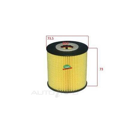 SAS AUTO PARTS OIL FILTER OFR2598P
