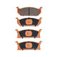RDA BRAKES RDA GP Max General Purpose Low Metallic Brake Pad Set RDB402