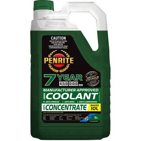 Penrite 7 Year 450,000km Green Coolant Concentrate 5L