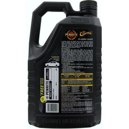 Penrite Classic Light 20W-60 Engine Oil 5L