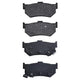 RDA BRAKES RDA GP Max General Purpose Low Metallic Brake Pad Set RDB1196